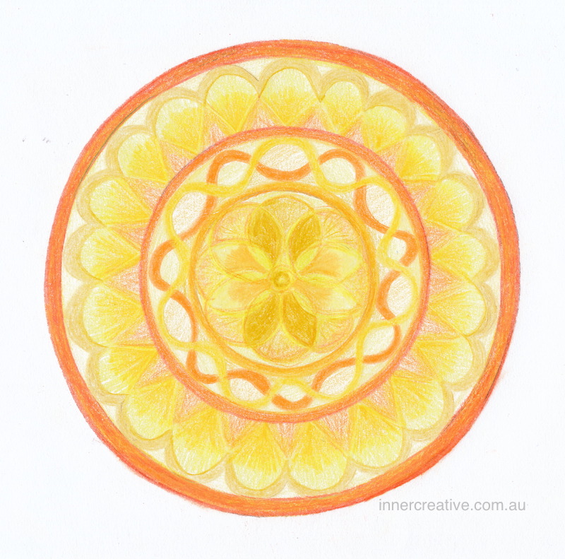 Inner Creative Mandala Inspiration- Hope. innercreative.com.au