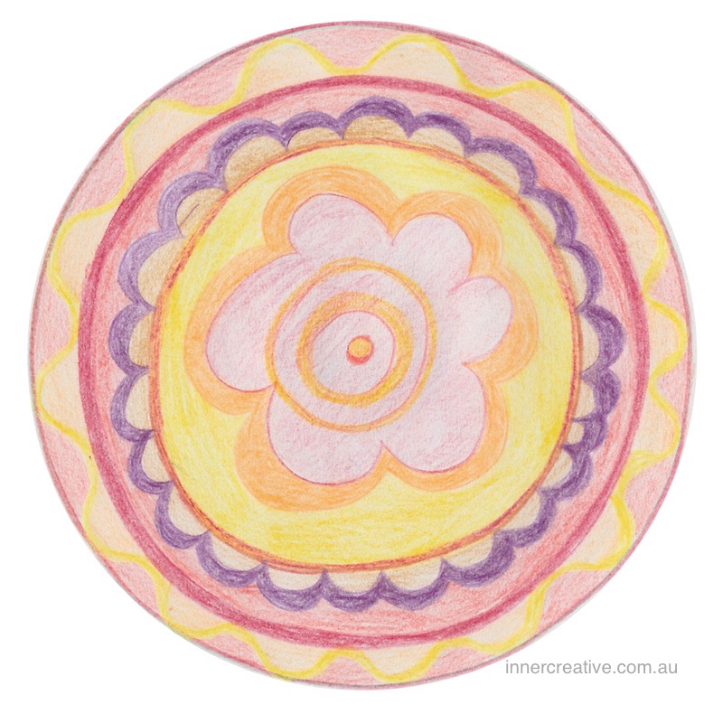Inner Creative - Mandala Inspiration called "Heart Wisdom". Click to see more about this image and its supporting message.