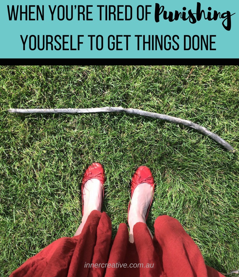 Inner Creative blog - When you're tired of pushing yourself to get things done