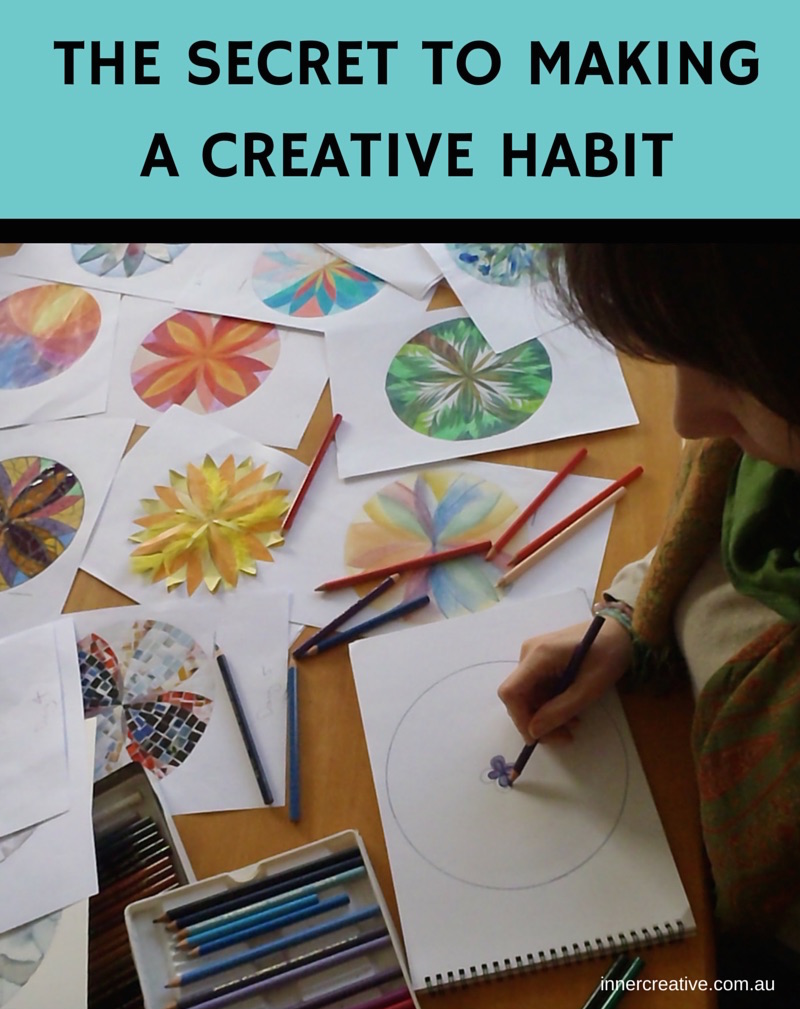 Inner Creative Blog on The Secret to Making a Creative Habit - innercreative.com.au
