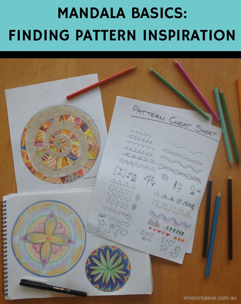 Inner Creative blog - Mandala Basics - Finding Pattern Inspiration - innercreative.com.au