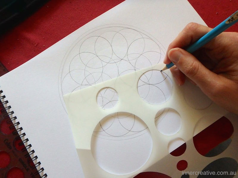 Inner Creative - Mandala Inspiration -DIY How to create the Mothers Day mandala - innercreative.com.au