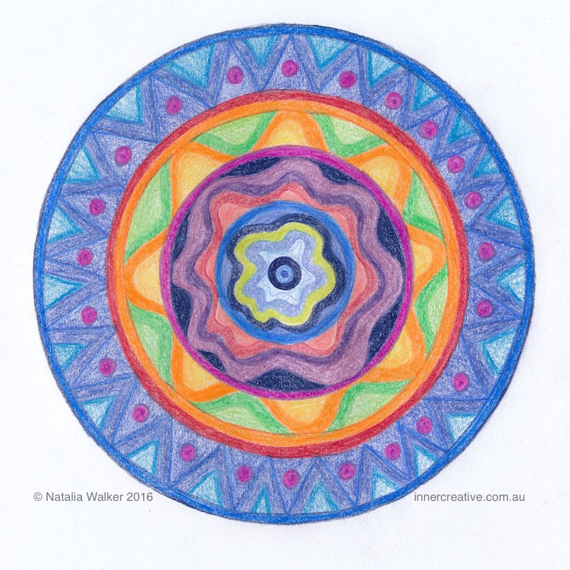 Inner Creative Mandala Inspiration - Place of Safety - innercreative.com.au