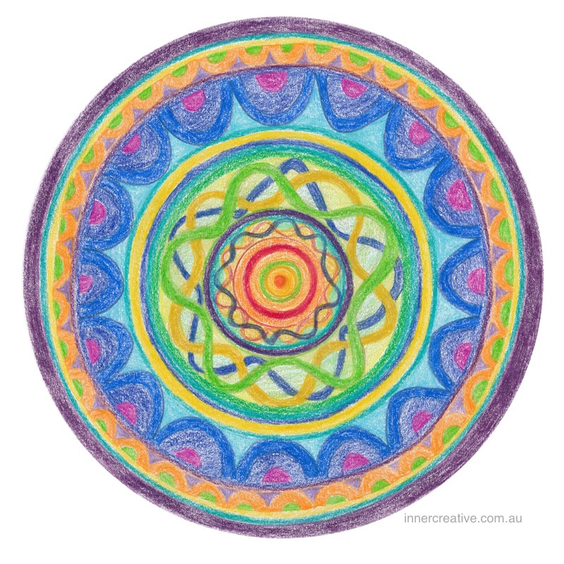 Inner Creative - Mandala Inspiration called "Strength in Numbers". Click to see its supporting message.