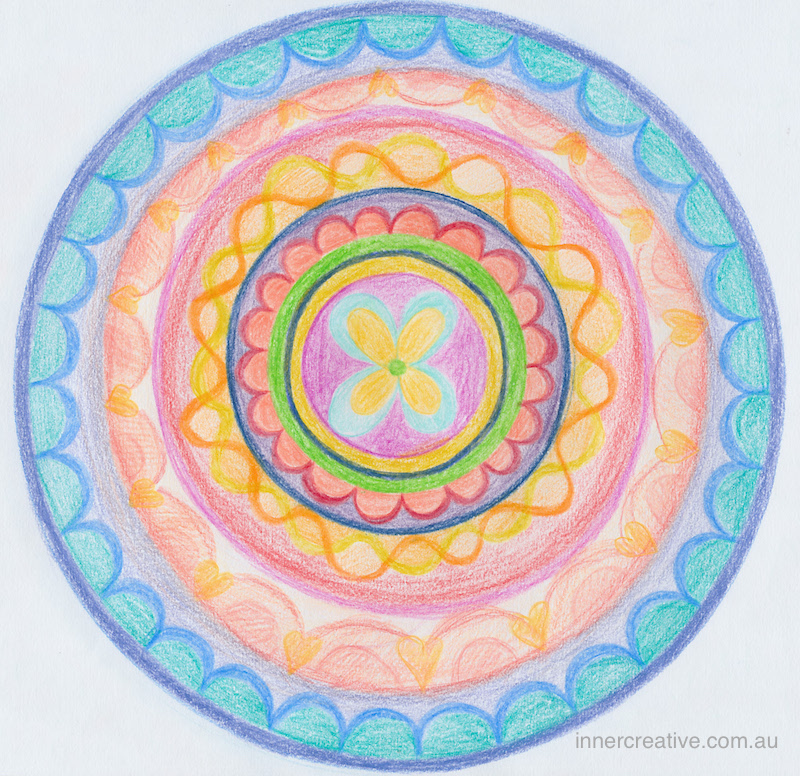 Inner Creative - Mandala Inspiration called "Thank you". Click to see more about this image and its supporting message.