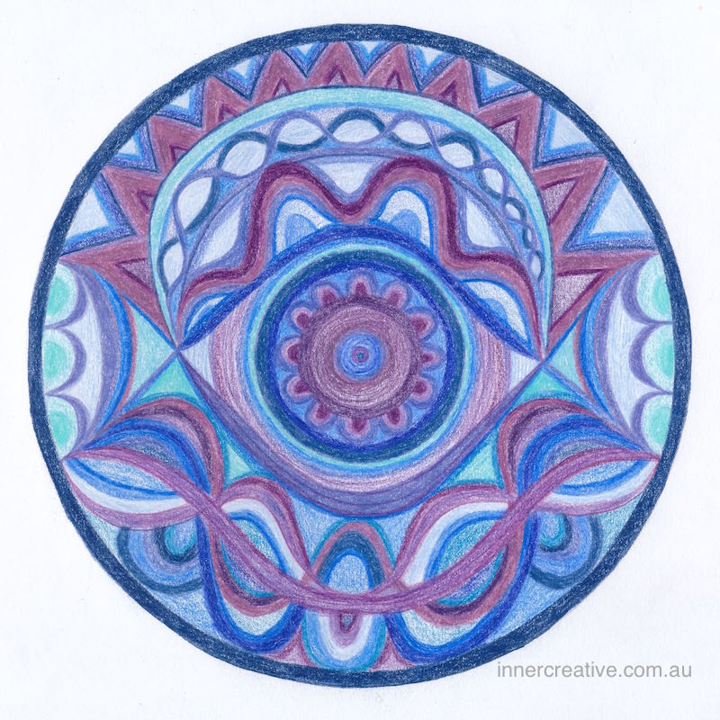 Inner Creative - Mandala Inspiration called "Transformation". Click to see its supporting message.