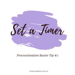 Inner Creative Procrastination Buster Tip 7