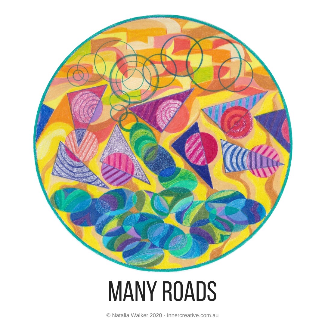 Inner Creative Mandala Inspiration Many Roads