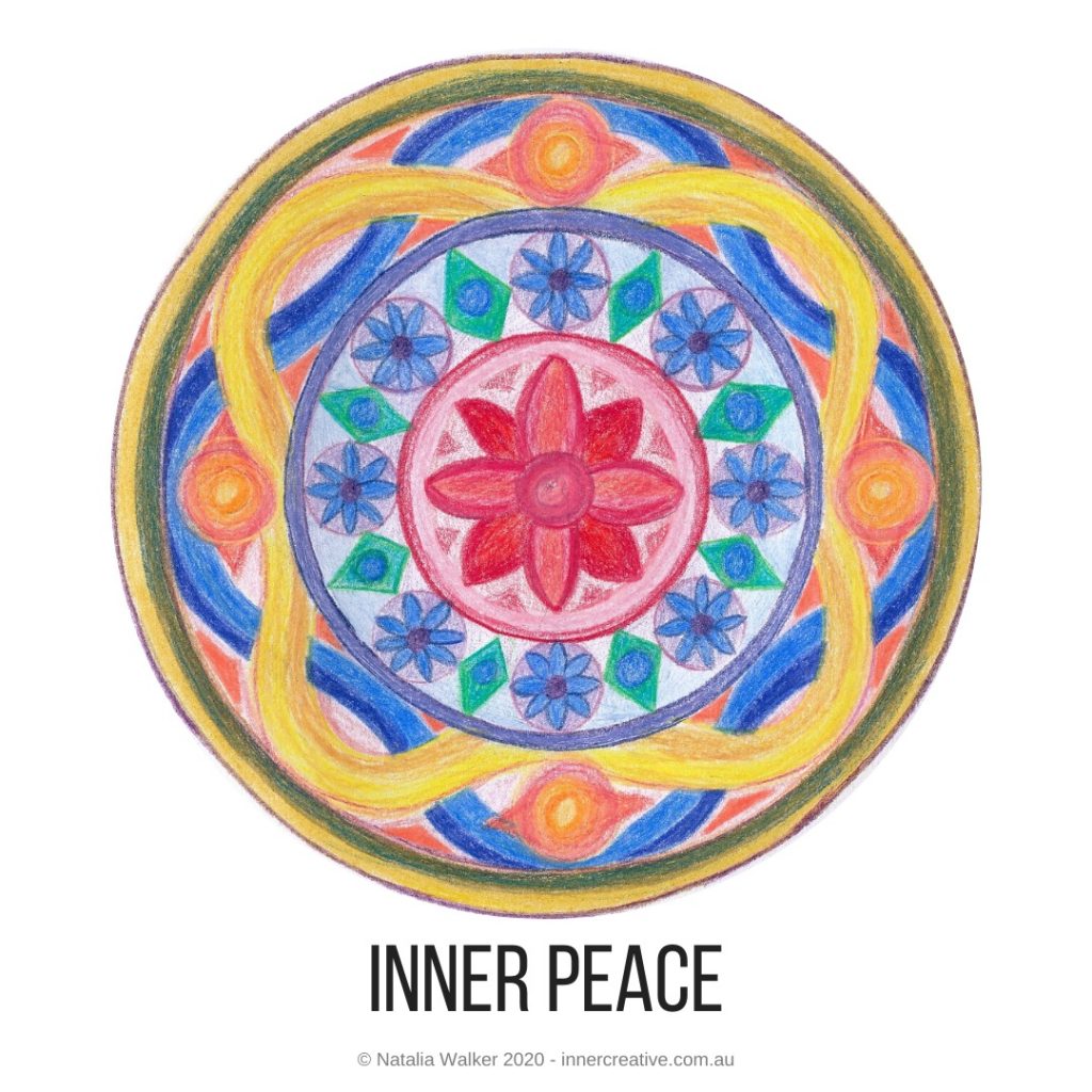 Inner Creative Mandala Inspiration- Inner Peace
