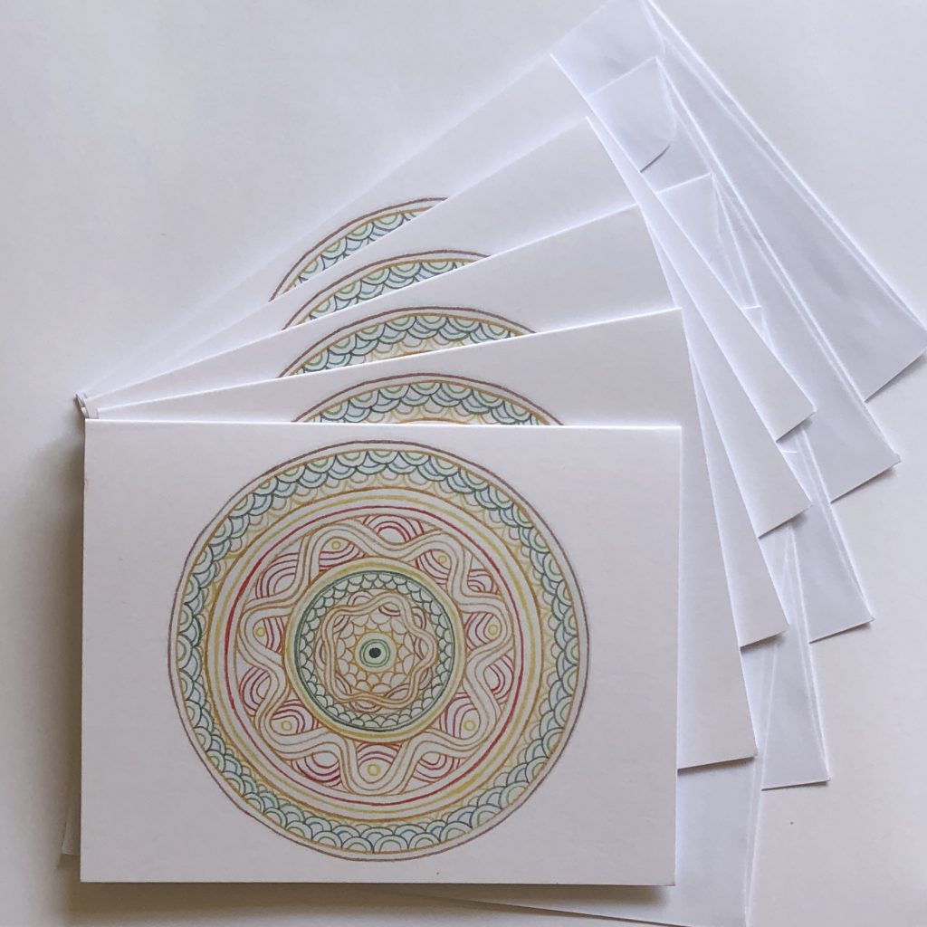 Inner Creative Dragon Mandala Cards