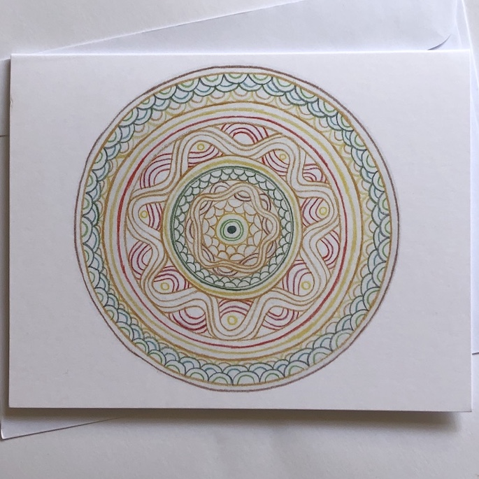 Inner Creative Dragon Mandala Cards